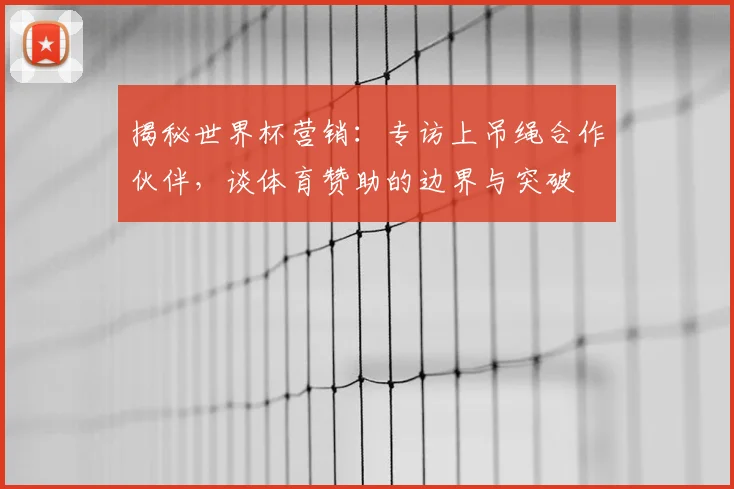 揭秘世界杯营销：专访上吊绳合作伙伴，谈体育赞助的边界与突破
