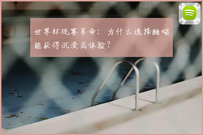 世界杯观赛革命：为什么选择酷喵能获得沉浸式体验？